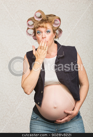 To use this stock image in your creative project, please select the size you need over to the right and click the "Add to Cart" button.
Your downloaded image will come with the Cutcaster watermark removed so don’t worry about the watermark you see on this page. Worried Pregnant Hillbilly stock photo, Embarrassed young pregnant single female in blue jeans by Scott Griessel