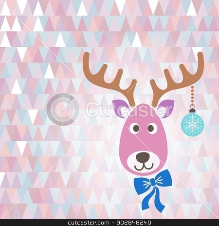 To use this stock image in your creative project, please select the size you need over to the right and click the "Add to Cart" button.
Your downloaded image will come with the Cutcaster watermark removed so don’t worry about the watermark you see on this page. Christmas card stock vector clipart, Christmas vector card with cute reindeer pastel colors by blumer