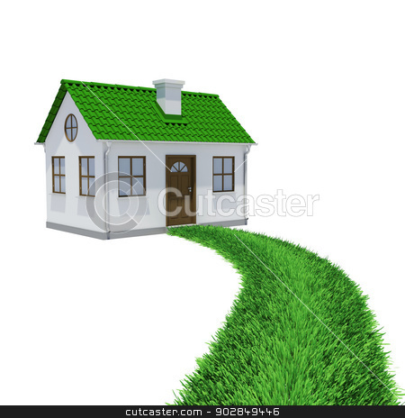 To use this stock image in your creative project, please select the size you need over to the right and click the "Add to Cart" button.
Your downloaded image will come with the Cutcaster watermark removed so don’t worry about the watermark you see on this page. The path of grass leading to a small house stock photo, The path of grass leading to a small house. Isolated render on a white background by cherezoff
