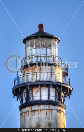 To use this stock image in your creative project, please select the size you need over to the right and click the "Add to Cart" button.
Your downloaded image will come with the Cutcaster watermark removed so don’t worry about the watermark you see on this page. Pigeon Point Lighthouse stock photo, Pigeon Point Lighthouse Close-up by Ken Wolter