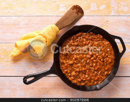 To use this stock image in your creative project, please select the size you need over to the right and click the "Add to Cart" button.
Your downloaded image will come with the Cutcaster watermark removed so don’t worry about the watermark you see on this page. chili con carne stock photo, close up of a pan of american chili by zkruger