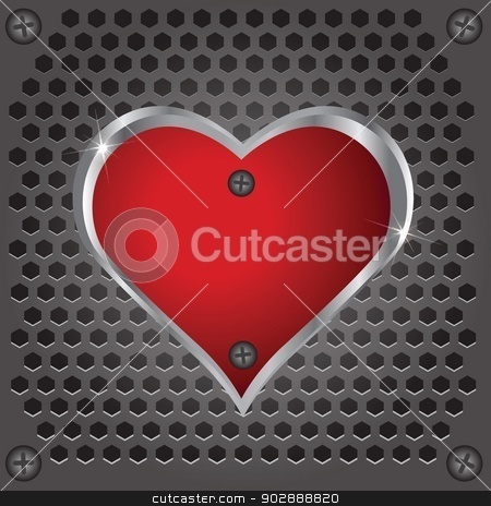 To use this stock image in your creative project, please select the size you need over to the right and click the "Add to Cart" button.
Your downloaded image will come with the Cutcaster watermark removed so don’t worry about the watermark you see on this page. metal heart stock vector clipart, colorful illustration with metal heart for your design by valeo5