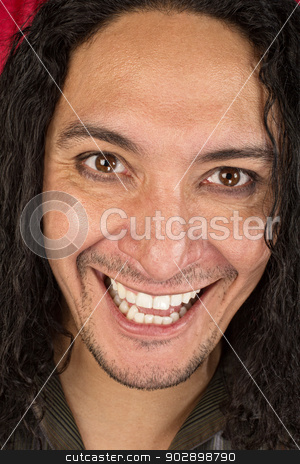 To use this stock image in your creative project, please select the size you need over to the right and click the "Add to Cart" button.
Your downloaded image will come with the Cutcaster watermark removed so don’t worry about the watermark you see on this page. Hysterical Laughing Man stock photo, Close up of hysterical adult male laughing by Scott Griessel
