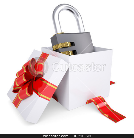 To use this stock image in your creative project, please select the size you need over to the right and click the "Add to Cart" button.
Your downloaded image will come with the Cutcaster watermark removed so don’t worry about the watermark you see on this page. Combination lock in a gift box stock photo, Combination lock in a gift box. 3d render isolated on white background by cherezoff