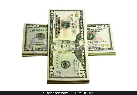 To use this stock image in your creative project, please select the size you need over to the right and click the "Add to Cart" button.
Your downloaded image will come with the Cutcaster watermark removed so don’t worry about the watermark you see on this page. Stacks of paper dollars USA on the white background stock photo, Stacks of paper dollars USA on the white background by sculler