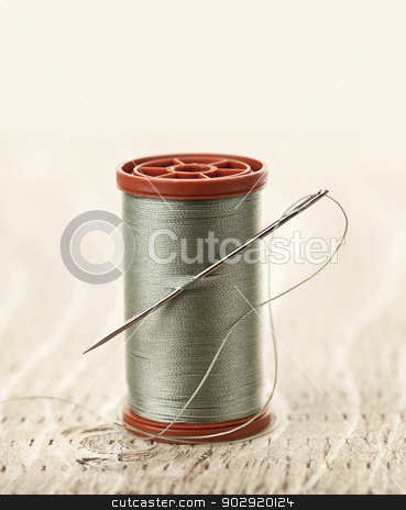 To use this stock image in your creative project, please select the size you need over to the right and click the "Add to Cart" button.
Your downloaded image will come with the Cutcaster watermark removed so don’t worry about the watermark you see on this page. Thread and needle stock photo, Spool of thread with needle for sewing by Elena Elisseeva