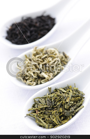 To use this stock image in your creative project, please select the size you need over to the right and click the "Add to Cart" button.
Your downloaded image will come with the Cutcaster watermark removed so don’t worry about the watermark you see on this page. Assortment of dry tea leaves in spoons stock photo, Black, white and green dry tea leaves in spoons by Elena Elisseeva