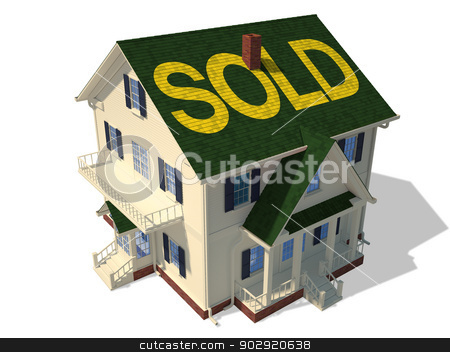 To use this stock image in your creative project, please select the size you need over to the right and click the "Add to Cart" button.
Your downloaded image will come with the Cutcaster watermark removed so don’t worry about the watermark you see on this page. Home exterior(Sold) stock photo, Render home exterior(Sold) by Anadmist