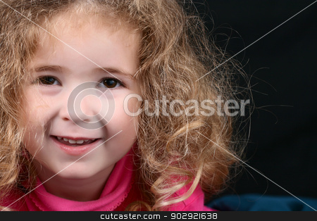 To use this stock image in your creative project, please select the size you need over to the right and click the "Add to Cart" button.
Your downloaded image will come with the Cutcaster watermark removed so don’t worry about the watermark you see on this page. Little Girl stock photo, Little girl with curly hair wearing pink by Vanessa Van Rensburg