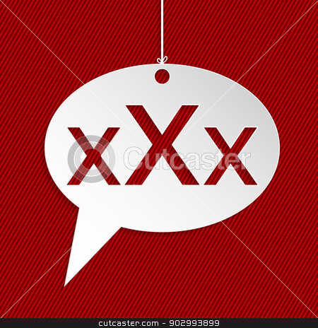 To use this stock image in your creative project, please select the size you need over to the right and click the "Add to Cart" button.
Your downloaded image will come with the Cutcaster watermark removed so don’t worry about the watermark you see on this page. Hanging speech bubble sign with XXX text stock vector clipart, Hanging speech bubble sign with adult content warning by Mihaly Pal Fazakas