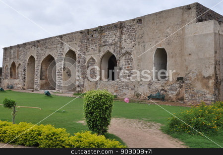 To use this stock image in your creative project, please select the size you need over to the right and click the "Add to Cart" button.
Your downloaded image will come with the Cutcaster watermark removed so don’t worry about the watermark you see on this page. Golconda Fort in Hyderabad stock photo, Golconda Fort in Hyderabad, India by Ritu Jethani