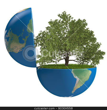To use this stock image in your creative project, please select the size you need over to the right and click the "Add to Cart" button.
Your downloaded image will come with the Cutcaster watermark removed so don’t worry about the watermark you see on this page. Oak tree inside planet stock photo, Oak tree growing inside opened planet Earth, isolated on white background, concept of ecology. Elements of this image furnished by NASA by Harvepino