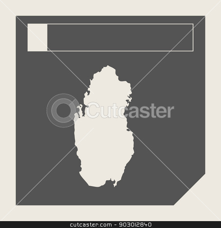 To use this stock image in your creative project, please select the size you need over to the right and click the "Add to Cart" button.
Your downloaded image will come with the Cutcaster watermark removed so don’t worry about the watermark you see on this page. Qatar map button stock photo, Qatar map button in responsive flat web design map button isolated with clipping path. by Martin Crowdy