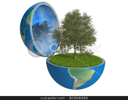 To use this stock image in your creative project, please select the size you need over to the right and click the "Add to Cart" button.
Your downloaded image will come with the Cutcaster watermark removed so don’t worry about the watermark you see on this page. Tree inside planet stock photo, Planetree growing inside opened planet Earth, isolated on white background, concept of ecology. Elements of this image furnished by NASA by Harvepino