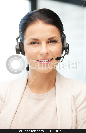To use this stock image in your creative project, please select the size you need over to the right and click the "Add to Cart" button.
Your downloaded image will come with the Cutcaster watermark removed so don’t worry about the watermark you see on this page. helpline stock photo, bright picture of friendly female helpline operator by Syda Productions