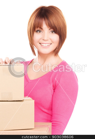 To use this stock image in your creative project, please select the size you need over to the right and click the "Add to Cart" button.
Your downloaded image will come with the Cutcaster watermark removed so don’t worry about the watermark you see on this page. businesswoman with parcels stock photo, picture of businesswoman with parcels over white by Syda Productions