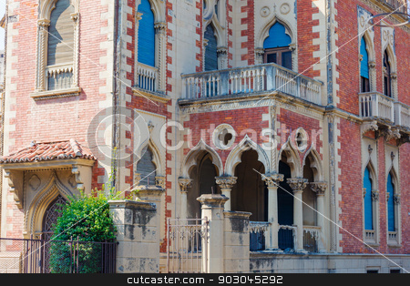 To use this stock image in your creative project, please select the size you need over to the right and click the "Add to Cart" button.
Your downloaded image will come with the Cutcaster watermark removed so don’t worry about the watermark you see on this page. Villa Zerbi in Reggio Calabria stock photo, Fragment of Villa Genoese Zerbi in Reggio Calabria by Natalia Macheda