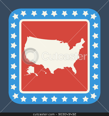 To use this stock image in your creative project, please select the size you need over to the right and click the "Add to Cart" button.
Your downloaded image will come with the Cutcaster watermark removed so don’t worry about the watermark you see on this page. American map button stock photo, American map button in flat web design style, isolated on white background. by Martin Crowdy