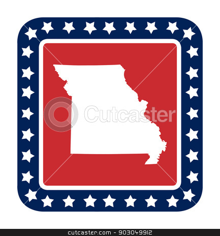 To use this stock image in your creative project, please select the size you need over to the right and click the "Add to Cart" button.
Your downloaded image will come with the Cutcaster watermark removed so don’t worry about the watermark you see on this page. Missouri state button stock photo, Missouri state button state button on American flag in flat web design style, isolated on white background. by Martin Crowdy