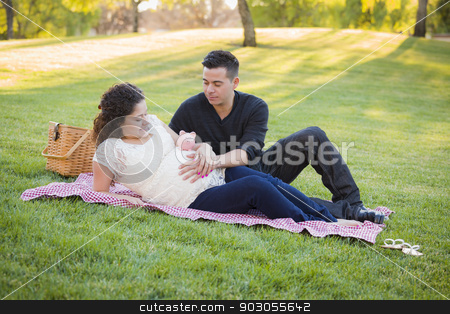 To use this stock image in your creative project, please select the size you need over to the right and click the "Add to Cart" button.
Your downloaded image will come with the Cutcaster watermark removed so don’t worry about the watermark you see on this page. Pregnant Hispanic Couple with Piggy Bank on Belly in Park stock photo, Contemplative Pregnant Hispanic Couple with Piggy Bank on Mother's Belly in the Park. by Andy Dean