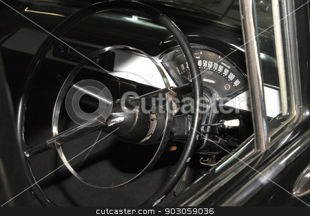 To use this stock image in your creative project, please select the size you need over to the right and click the "Add to Cart" button.
Your downloaded image will come with the Cutcaster watermark removed so don’t worry about the watermark you see on this page. Vintage Car 1957 Chevrolet Biscayne 4 Door Sedan stock photo, RUSTENBURG, SOUTH AFRICA – FEBRUARY 15: Black 1957 Chevrolet Biscayne 4 Door Sedan Inside Panel View in Private Collection Philip Classic Cars on February 15, 2014 in Rustenburg South Africa. by Snap2Art