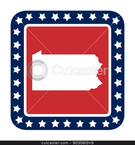 To use this stock image in your creative project, please select the size you need over to the right and click the "Add to Cart" button.
Your downloaded image will come with the Cutcaster watermark removed so don’t worry about the watermark you see on this page. Pennsylvania state button stock photo, Pennsylvania state button on American flag in flat web design style, isolated on white background. by Martin Crowdy