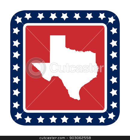 To use this stock image in your creative project, please select the size you need over to the right and click the "Add to Cart" button.
Your downloaded image will come with the Cutcaster watermark removed so don’t worry about the watermark you see on this page. Texas state button stock photo, Texas state button on American flag in flat web design style, isolated on white background. by Martin Crowdy