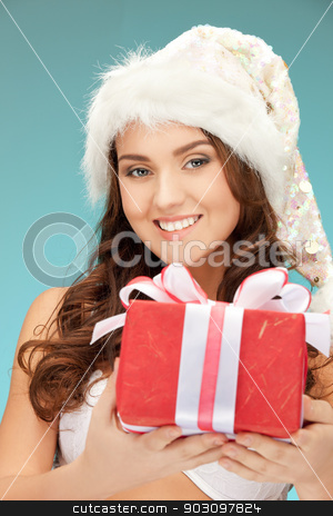 To use this stock image in your creative project, please select the size you need over to the right and click the "Add to Cart" button.
Your downloaded image will come with the Cutcaster watermark removed so don’t worry about the watermark you see on this page. cheerful santa helper girl with gift box stock photo, picture of cheerful santa helper girl with gift box... by Syda Productions