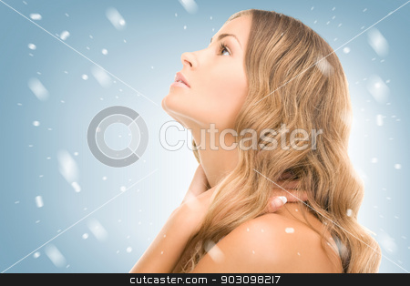 To use this stock image in your creative project, please select the size you need over to the right and click the "Add to Cart" button.
Your downloaded image will come with the Cutcaster watermark removed so don’t worry about the watermark you see on this page. lovely woman stock photo, bright picture of lovely woman over white by Syda Productions