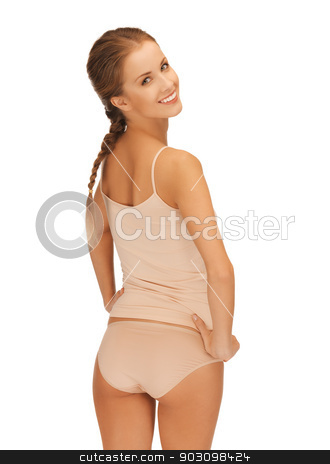 To use this stock image in your creative project, please select the size you need over to the right and click the "Add to Cart" button.
Your downloaded image will come with the Cutcaster watermark removed so don’t worry about the watermark you see on this page. beautiful woman in cotton undrewear stock photo, picture of beautiful woman in cotton undrewear by Syda Productions
