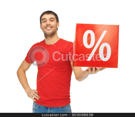 To use this stock image in your creative project, please select the size you need over to the right and click the "Add to Cart" button.
Your downloaded image will come with the Cutcaster watermark removed so don’t worry about the watermark you see on this page. man with percent sign stock photo, picture of handsome man with percent sign by Syda Productions
