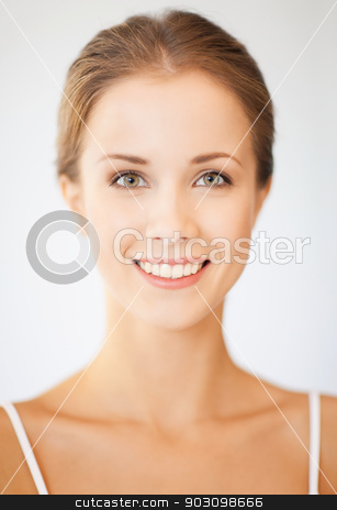 To use this stock image in your creative project, please select the size you need over to the right and click the "Add to Cart" button.
Your downloaded image will come with the Cutcaster watermark removed so don’t worry about the watermark you see on this page. beautiful woman stock photo, bright closeup portrait picture of beautiful woman by Syda Productions