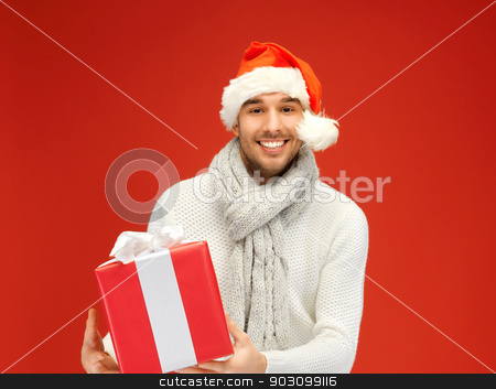 To use this stock image in your creative project, please select the size you need over to the right and click the "Add to Cart" button.
Your downloaded image will come with the Cutcaster watermark removed so don’t worry about the watermark you see on this page. handsome man in christmas hat stock photo, bright picture of handsome man in christmas hat. by Syda Productions