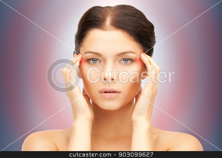 To use this stock image in your creative project, please select the size you need over to the right and click the "Add to Cart" button.
Your downloaded image will come with the Cutcaster watermark removed so don’t worry about the watermark you see on this page. unhappy woman stock photo, bright picture of unhappy woman over blue by Syda Productions