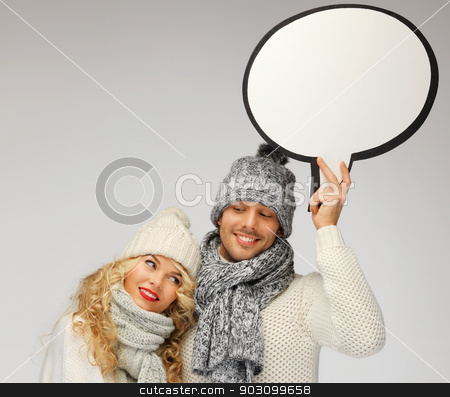To use this stock image in your creative project, please select the size you need over to the right and click the "Add to Cart" button.
Your downloaded image will come with the Cutcaster watermark removed so don’t worry about the watermark you see on this page. family couple with blank text bubble stock photo, picture of family couple with blank text bubble by Syda Productions