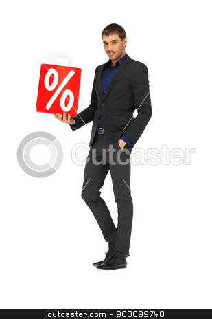 To use this stock image in your creative project, please select the size you need over to the right and click the "Add to Cart" button.
Your downloaded image will come with the Cutcaster watermark removed so don’t worry about the watermark you see on this page. handsome man in suit with percent sign stock photo, picture of handsome man in suit with percent sign. by Syda Productions