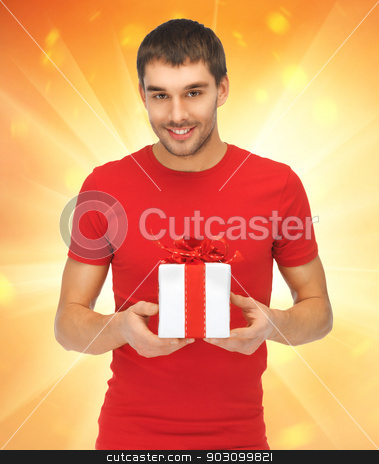 To use this stock image in your creative project, please select the size you need over to the right and click the "Add to Cart" button.
Your downloaded image will come with the Cutcaster watermark removed so don’t worry about the watermark you see on this page. handsome man with a gift stock photo, bright picture of handsome man with a gift . by Syda Productions