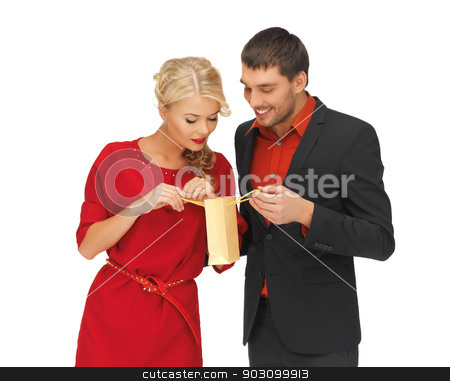 To use this stock image in your creative project, please select the size you need over to the right and click the "Add to Cart" button.
Your downloaded image will come with the Cutcaster watermark removed so don’t worry about the watermark you see on this page. man and woman with present stock photo, picture of man and woman with present by Syda Productions