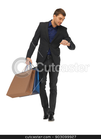 To use this stock image in your creative project, please select the size you need over to the right and click the "Add to Cart" button.
Your downloaded image will come with the Cutcaster watermark removed so don’t worry about the watermark you see on this page. handsome man in suit with shopping bags stock photo, picture of handsome man in suit with shopping bags. by Syda Productions
