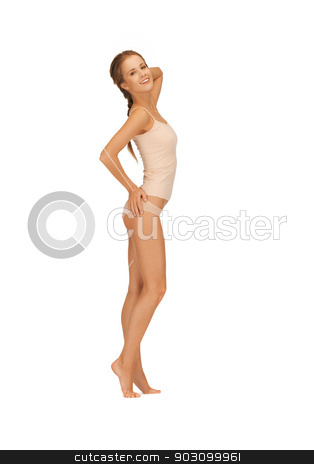 To use this stock image in your creative project, please select the size you need over to the right and click the "Add to Cart" button.
Your downloaded image will come with the Cutcaster watermark removed so don’t worry about the watermark you see on this page. beautiful woman in cotton undrewear stock photo, picture of beautiful woman in cotton undrewear by Syda Productions