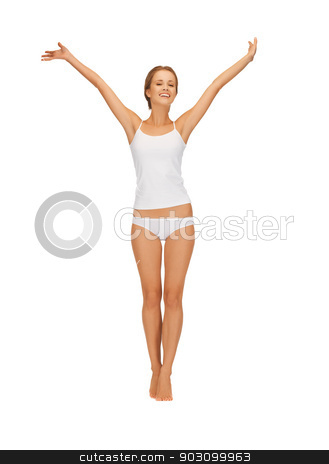 To use this stock image in your creative project, please select the size you need over to the right and click the "Add to Cart" button.
Your downloaded image will come with the Cutcaster watermark removed so don’t worry about the watermark you see on this page. beautiful woman in cotton undrewear stock photo, picture of beautiful woman in cotton undrewear by Syda Productions