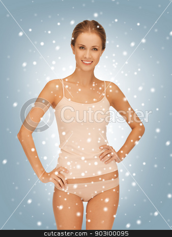 To use this stock image in your creative project, please select the size you need over to the right and click the "Add to Cart" button.
Your downloaded image will come with the Cutcaster watermark removed so don’t worry about the watermark you see on this page. beautiful woman in cotton undrewear with snow stock photo, picture of beautiful woman in cotton undrewear with snow by Syda Productions