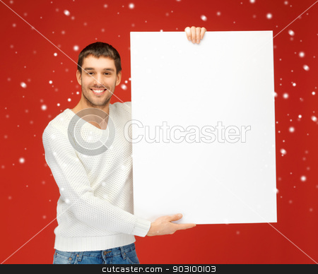 To use this stock image in your creative project, please select the size you need over to the right and click the "Add to Cart" button.
Your downloaded image will come with the Cutcaster watermark removed so don’t worry about the watermark you see on this page. handsome man with big blank board stock photo, bright picture of handsome man with big blank board. by Syda Productions