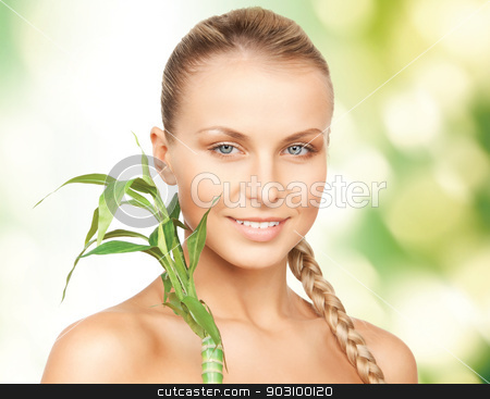 To use this stock image in your creative project, please select the size you need over to the right and click the "Add to Cart" button.
Your downloaded image will come with the Cutcaster watermark removed so don’t worry about the watermark you see on this page. woman with sprout stock photo, picture of woman with sprout over green background by Syda Productions