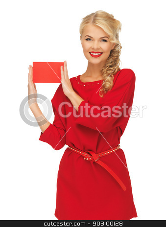 To use this stock image in your creative project, please select the size you need over to the right and click the "Add to Cart" button.
Your downloaded image will come with the Cutcaster watermark removed so don’t worry about the watermark you see on this page. lovely woman in red dress with note card stock photo, picture of lovely woman in red dress with note card by Syda Productions
