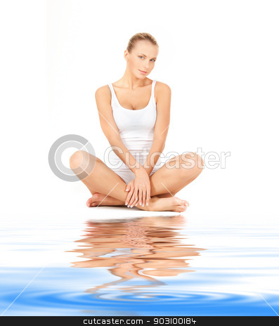 To use this stock image in your creative project, please select the size you need over to the right and click the "Add to Cart" button.
Your downloaded image will come with the Cutcaster watermark removed so don’t worry about the watermark you see on this page. beautiful woman in cotton undrewear on white sand stock photo, picture of beautiful woman in cotton undrewear on white sand by Syda Productions