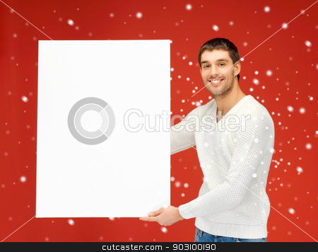 To use this stock image in your creative project, please select the size you need over to the right and click the "Add to Cart" button.
Your downloaded image will come with the Cutcaster watermark removed so don’t worry about the watermark you see on this page. handsome man with big blank board stock photo, bright picture of handsome man with big blank board. by Syda Productions