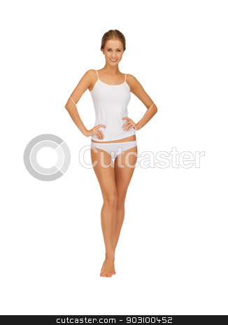 To use this stock image in your creative project, please select the size you need over to the right and click the "Add to Cart" button.
Your downloaded image will come with the Cutcaster watermark removed so don’t worry about the watermark you see on this page. beautiful woman in cotton undrewear stock photo, picture of beautiful woman in cotton undrewear by Syda Productions
