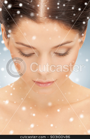 To use this stock image in your creative project, please select the size you need over to the right and click the "Add to Cart" button.
Your downloaded image will come with the Cutcaster watermark removed so don’t worry about the watermark you see on this page. beautiful woman stock photo, bright closeup portrait picture of beautiful woman by Syda Productions