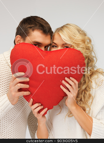 To use this stock image in your creative project, please select the size you need over to the right and click the "Add to Cart" button.
Your downloaded image will come with the Cutcaster watermark removed so don’t worry about the watermark you see on this page. family couple in a sweaters with heart stock photo, picture of family couple in a sweaters with heart by Syda Productions